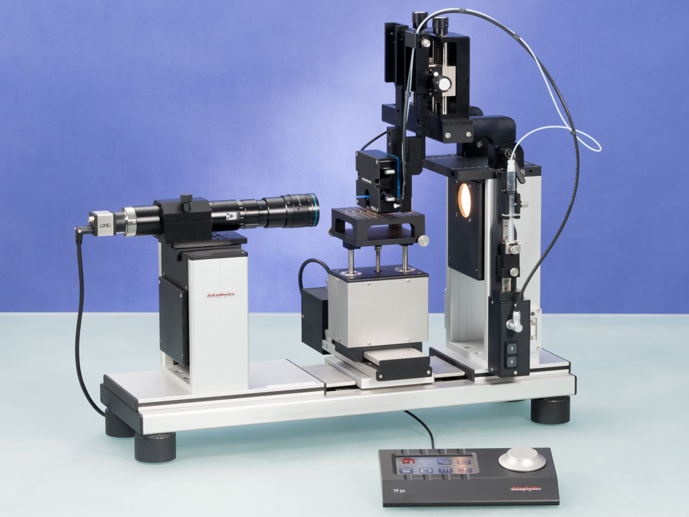 OCA Optical contact angle goniometers and drop shape analysis systems ...